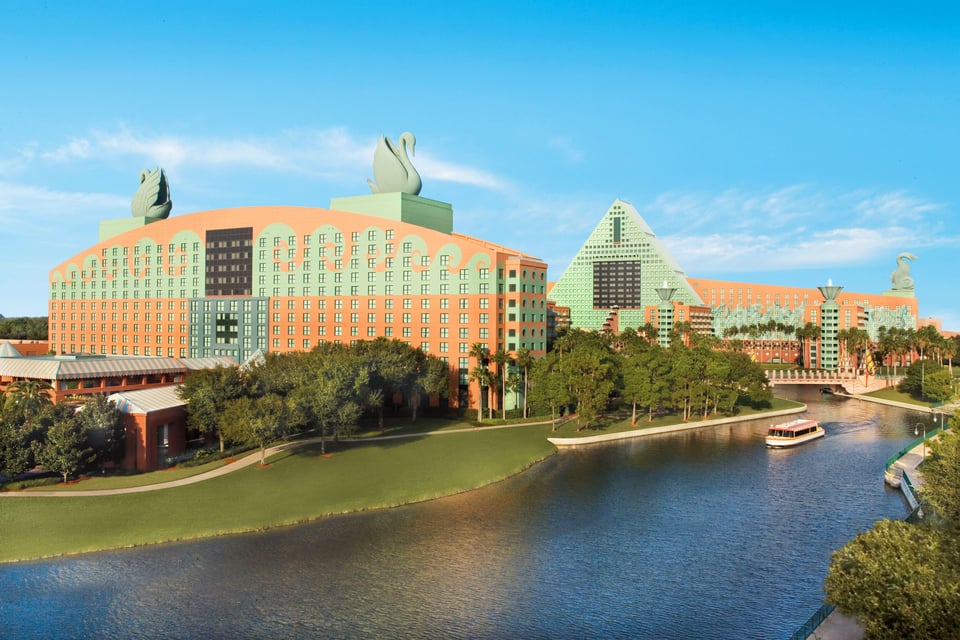 Walt Disney World Swan, how it began