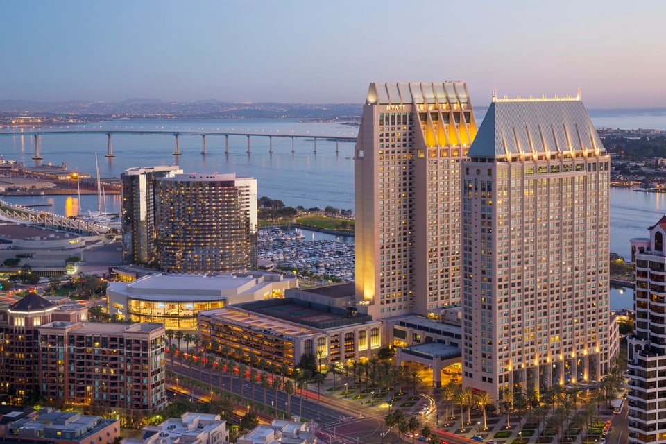 Manchester Grand Hyatt San Diego, how it began