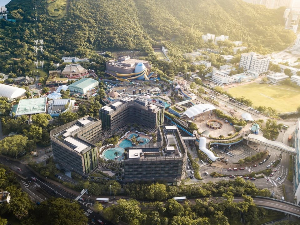 Hong Kong Ocean Park Marriott Hotel, how it began