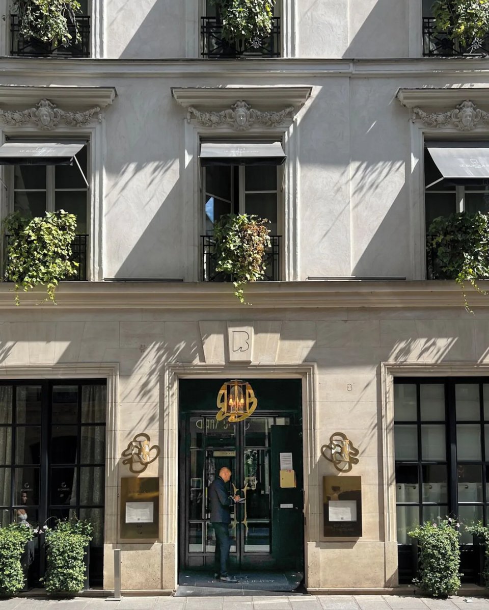 Le Burgundy Paris, how it began