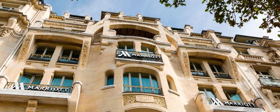 Paris Marriott Champs Elysees Hotel, how it began