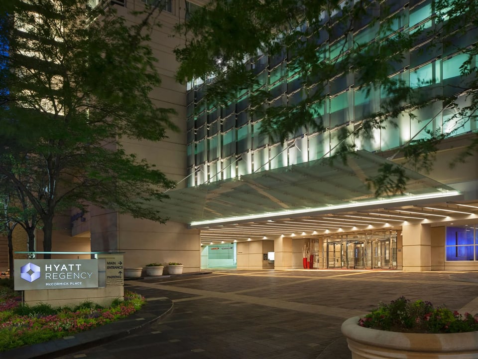Hyatt Regency McCormick Place Chicago, how it began
