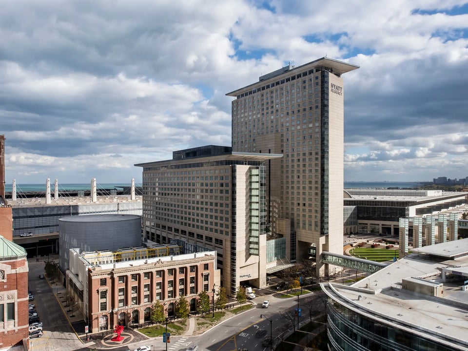 Hyatt Regency McCormick Place Chicago, how it began