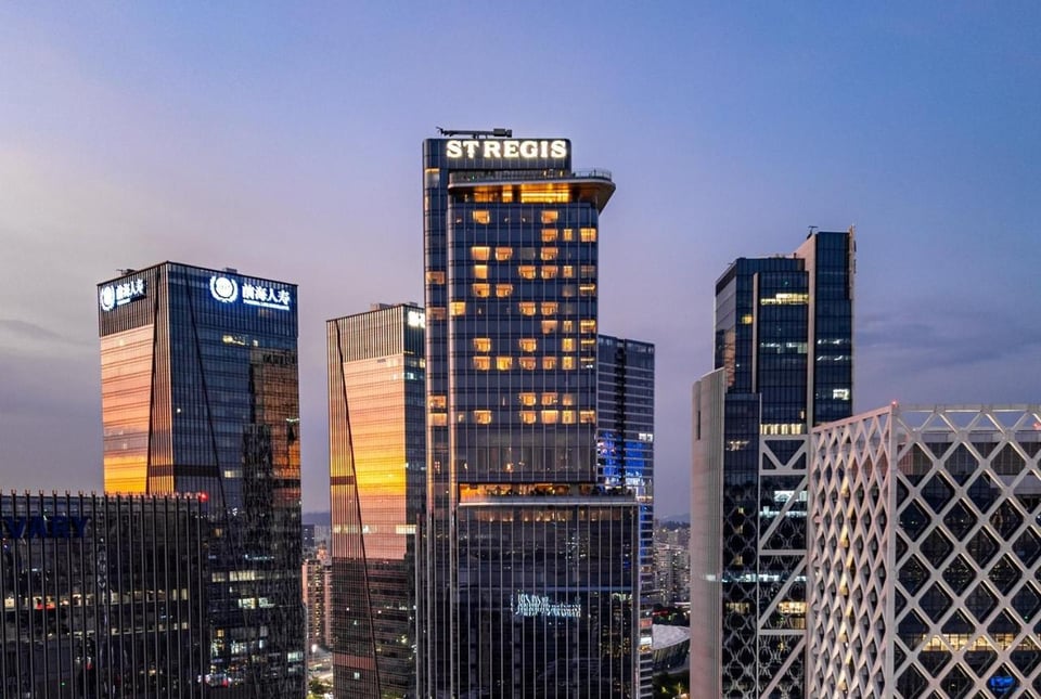 The St. Regis. Shenzhen BAO AN, how it began