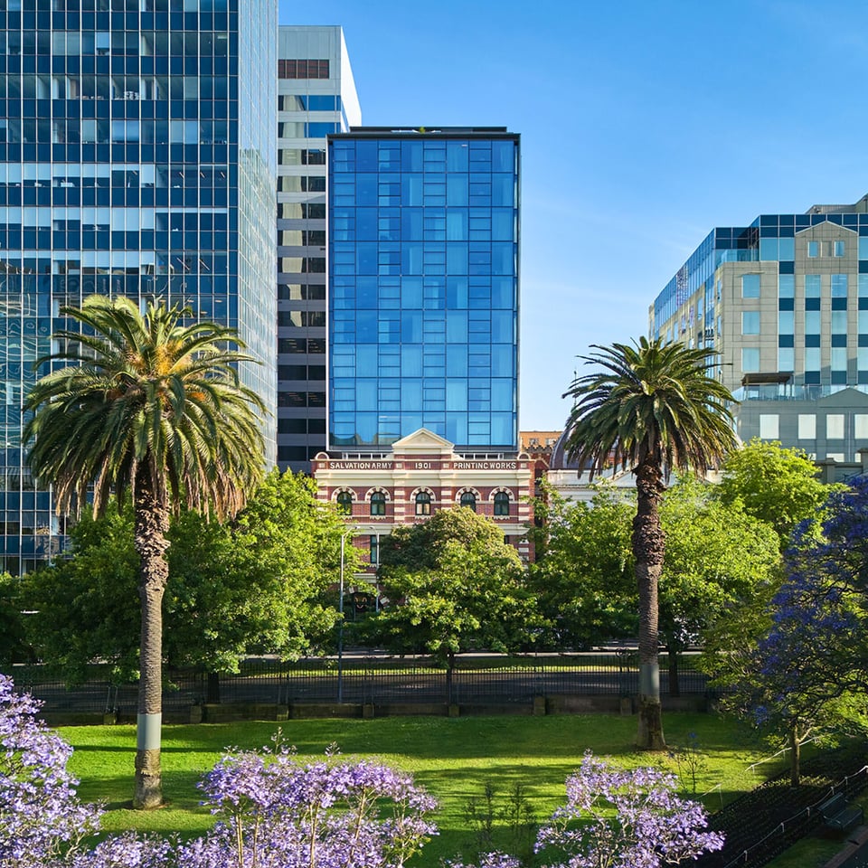 Lanson Place Parliament Gardens, Melbourne, how it began