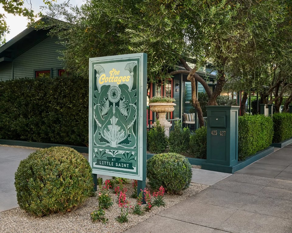 Cottages at Little Saint, how it began