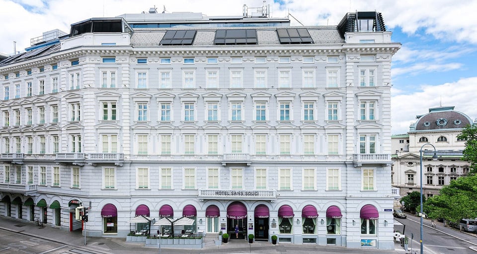 Hotel Sans Souci Wien, how it began