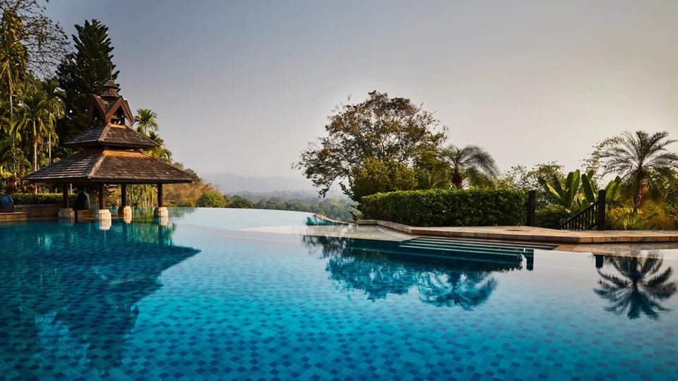 Anantara Golden Triangle Elephant Camp & Resort, the pool