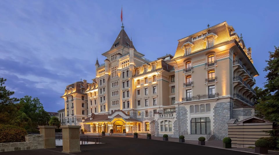 Hotel Royal Savoy Lausanne, how it began