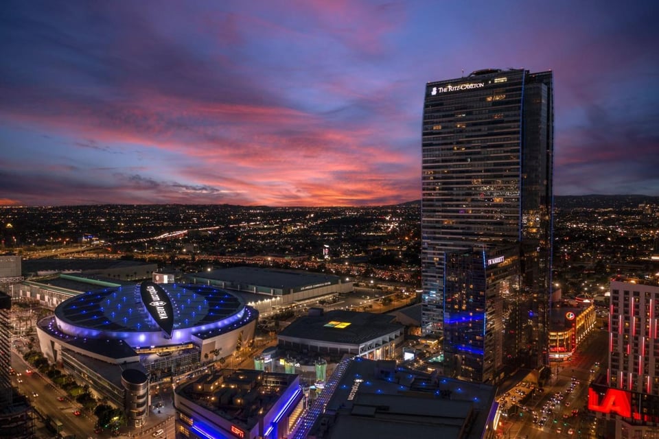 JW Marriott Los Angeles L.A. Live, how it began