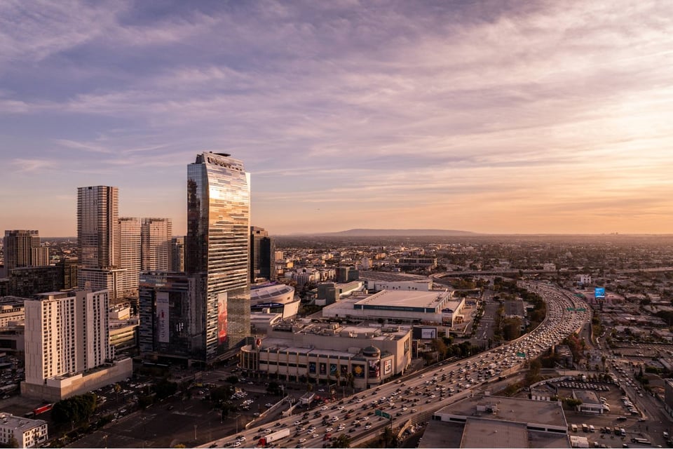 JW Marriott Los Angeles L.A. Live, how it began
