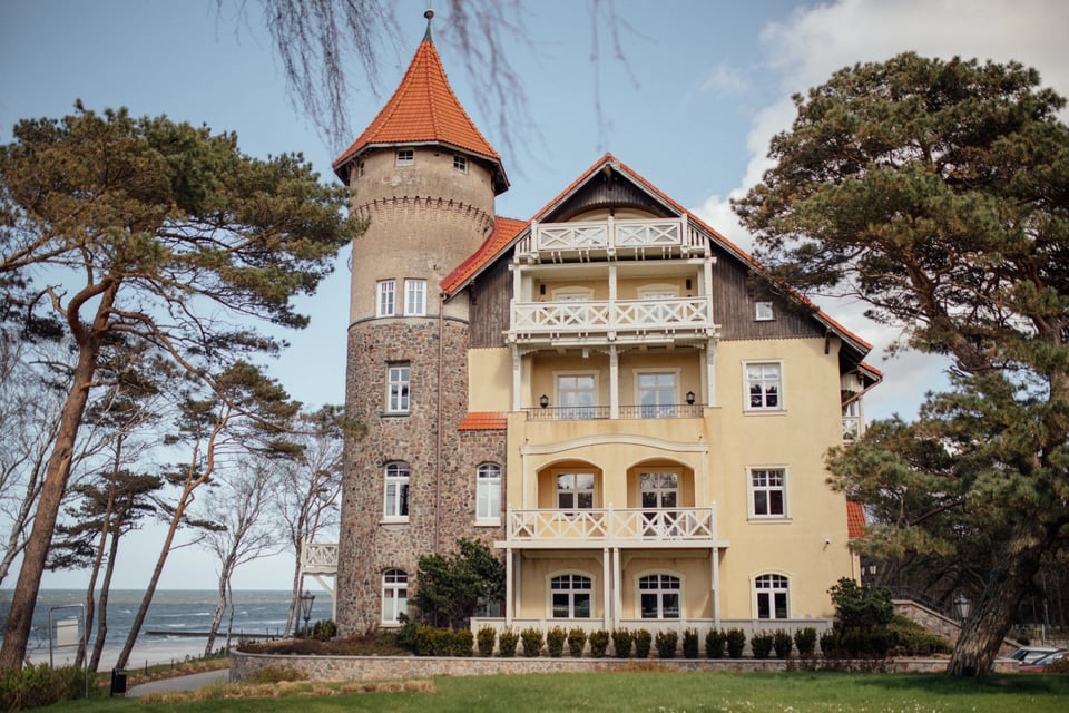 Zamek Łeba, how it began