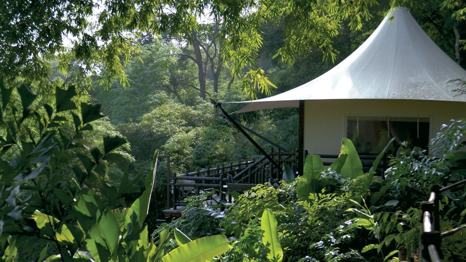 Four Seasons Tented Camp Golden Triangle, Thailand, how it began