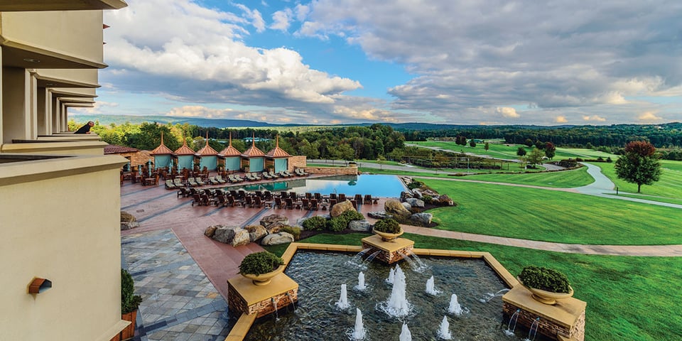 Falling Rock at Nemacolin