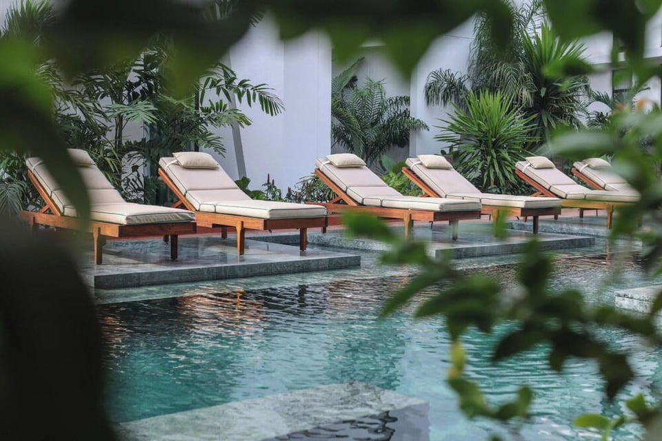 La Maison Palmier, the pool