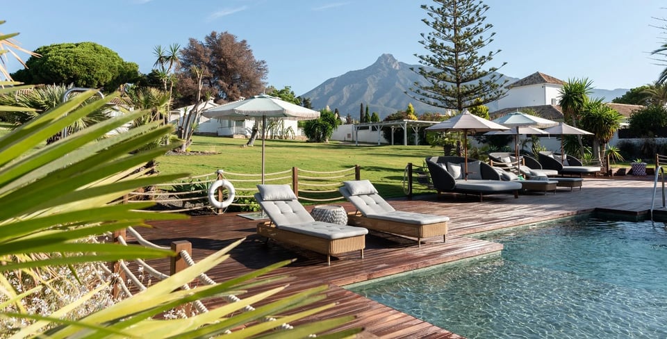Boho Club Marbella, the pool