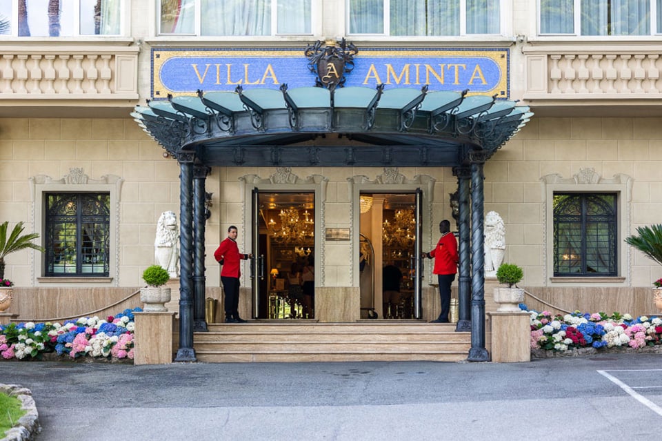 Hotel Villa e Palazzo Aminta, how it began