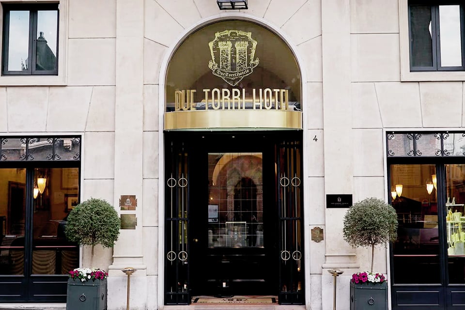 Hotel Due Torri, how it began