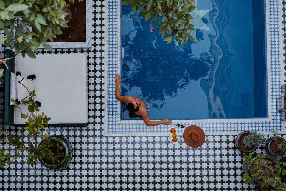 Riad Botanica, the pool