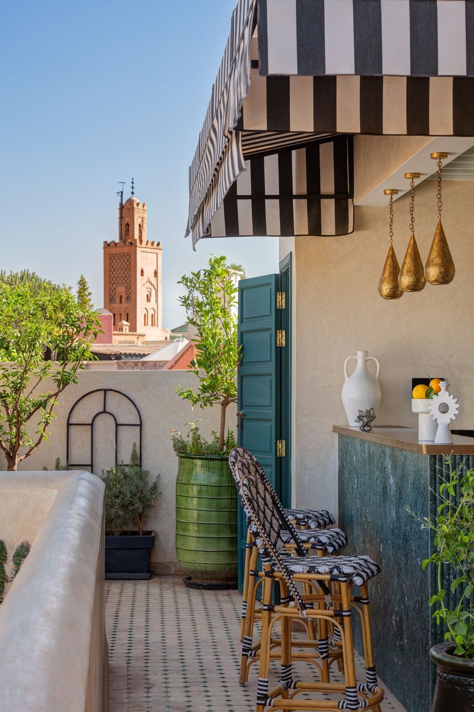 Riad Botanica, eat and drink
