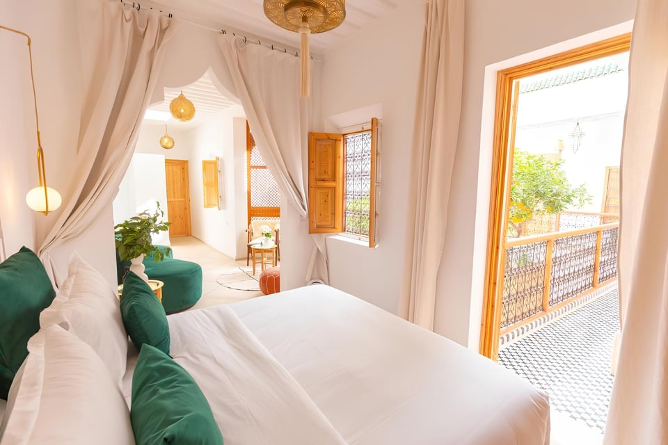 Riad Botanica, rooms