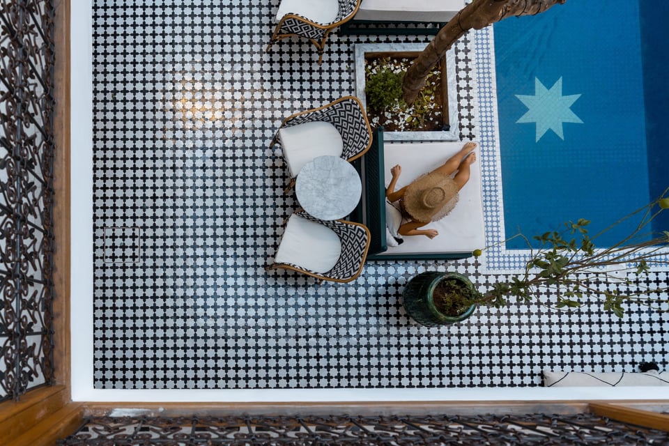 Riad Botanica, the pool