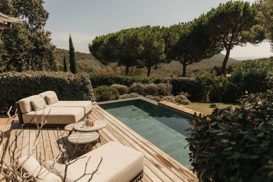 Domaine Les Oliviers de Palombaggia, the pool