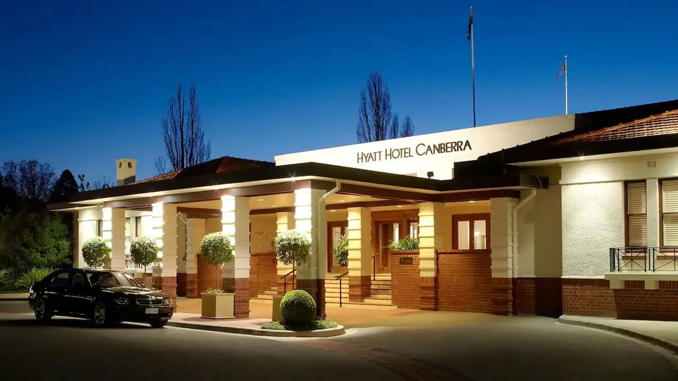 Hyatt Hotel Canberra - A Park Hyatt Hotel, how it began