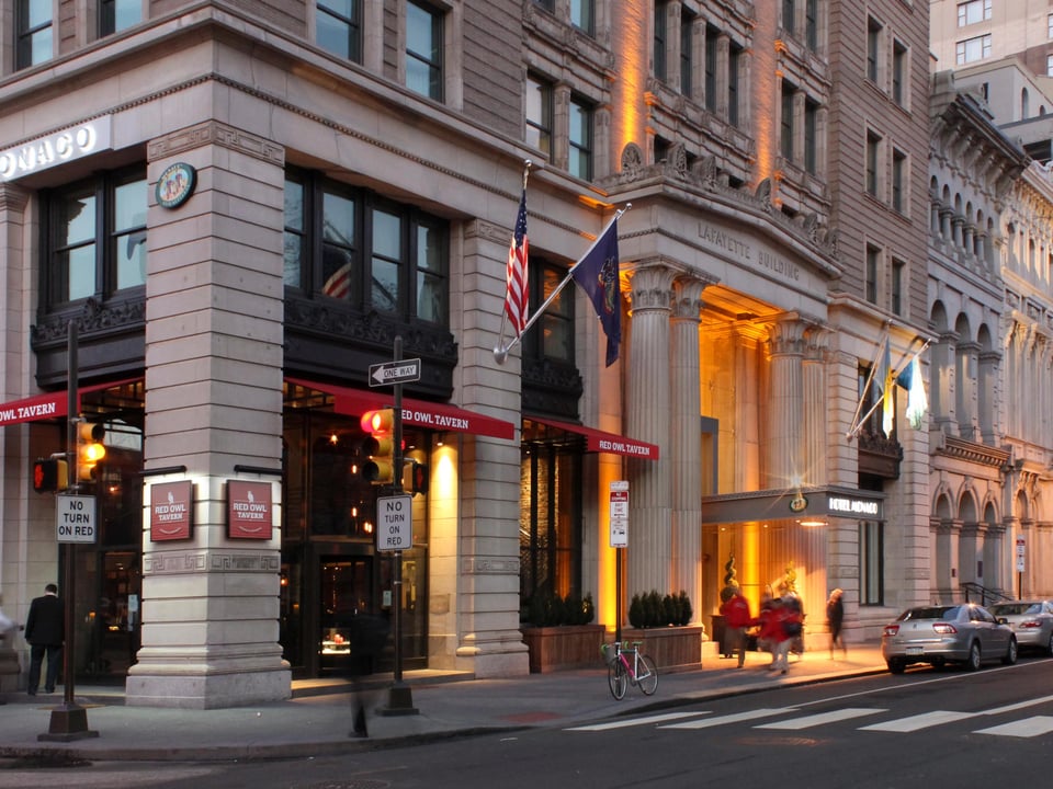 Kimpton Hotel Monaco Philadelphia, how it began