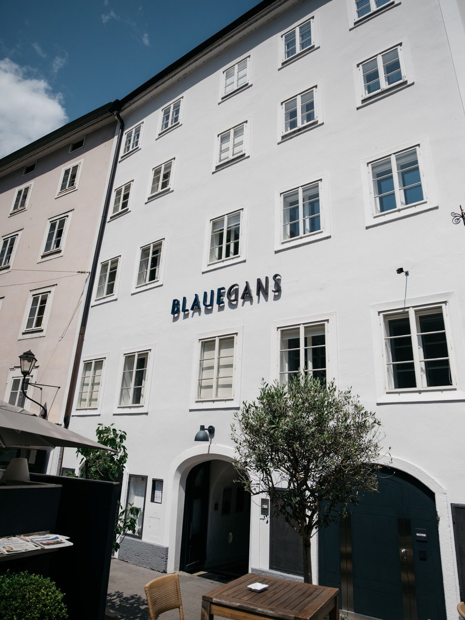 Arthotel Blaue Gans, how it began
