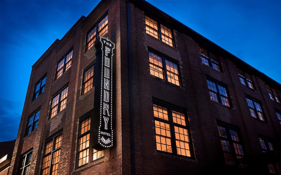 The Foundry Hotel Asheville, Curio Collection by Hilton, how it began